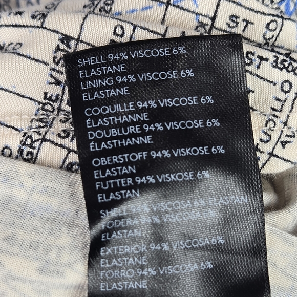 Urban Outfitters  Amaya Map Printed Twist Front Bodycon Dress - Picture 6 of 9